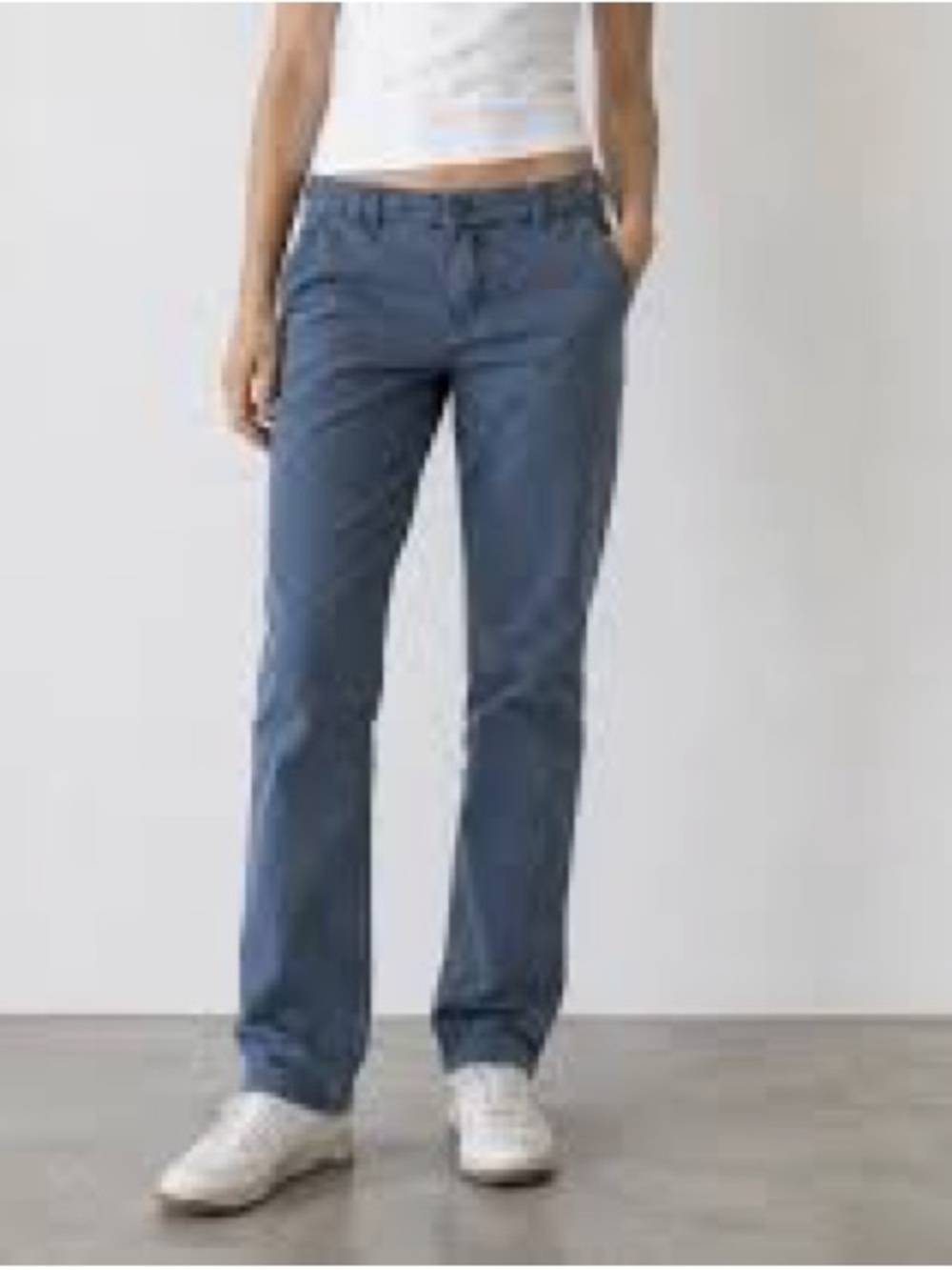 Pilcro and the Letterpress Straight-Leg Jeans in Blue Wash
